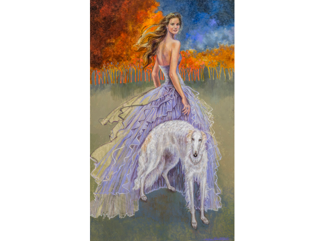 Barbara Tyler Ahlfield - Fashionable People, Fashionable Pets - Art Expo New York 2015