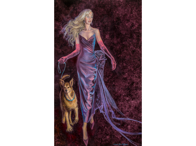 Barbara Tyler Ahlfield - Fashionable People, Fashionable Pets - Art Expo New York 2015